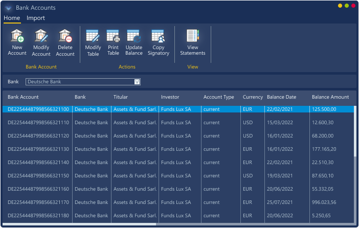 Mantaray Fiduciaries Bank Accounts