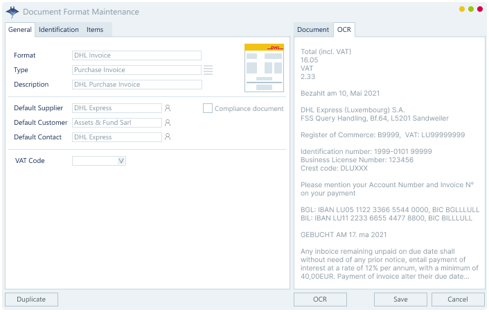 Mantaray CRM Automatic Document Recognition Tool